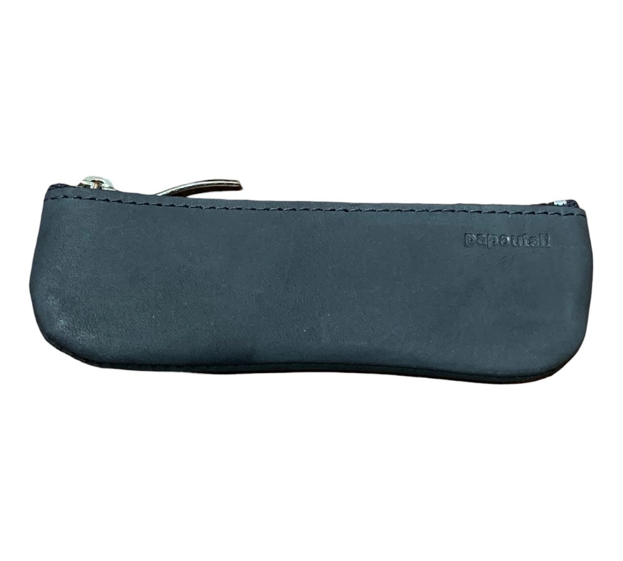 Lederetui für Kaweco SPORT Olive mit Reißverschluss von Papoutsi