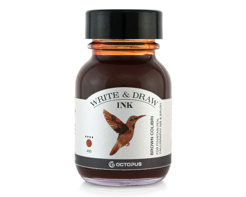 Octopus Write and Draw Ink 480 Brown Colibri 50ml