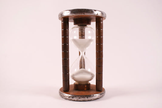 Sanduhr hourglass 5min. vintage