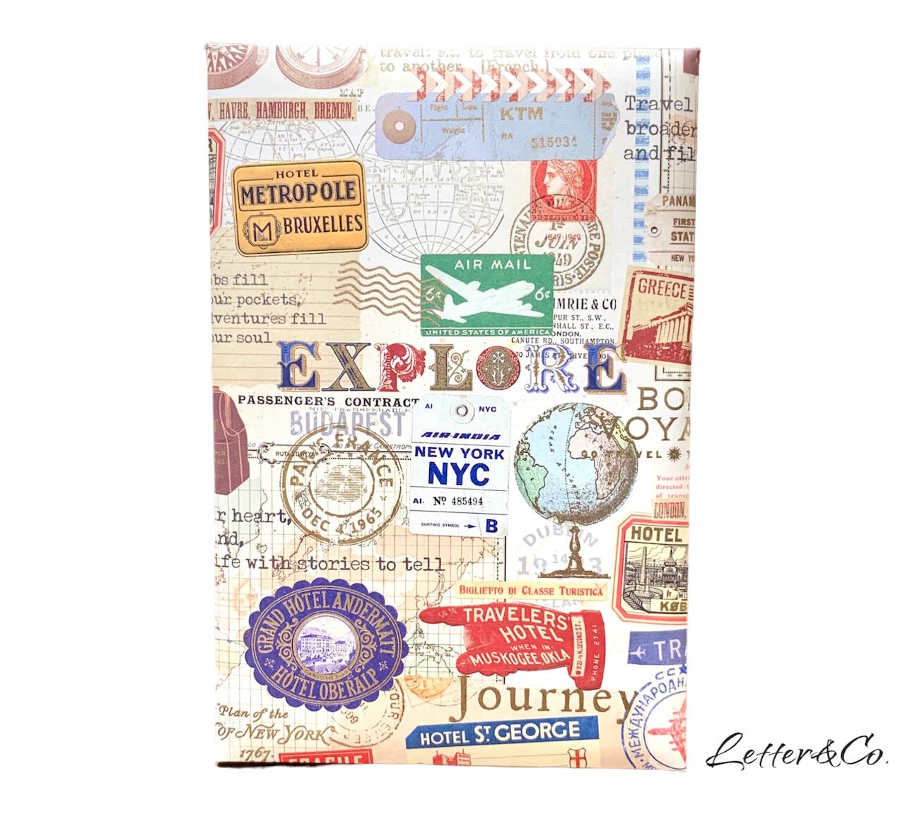 Briefset Explorer von Kartos Florenz Weltreisen