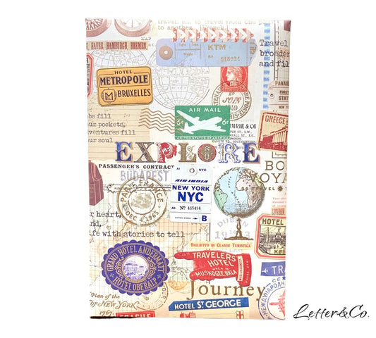 Briefset Explorer von Kartos Florenz Weltreisen