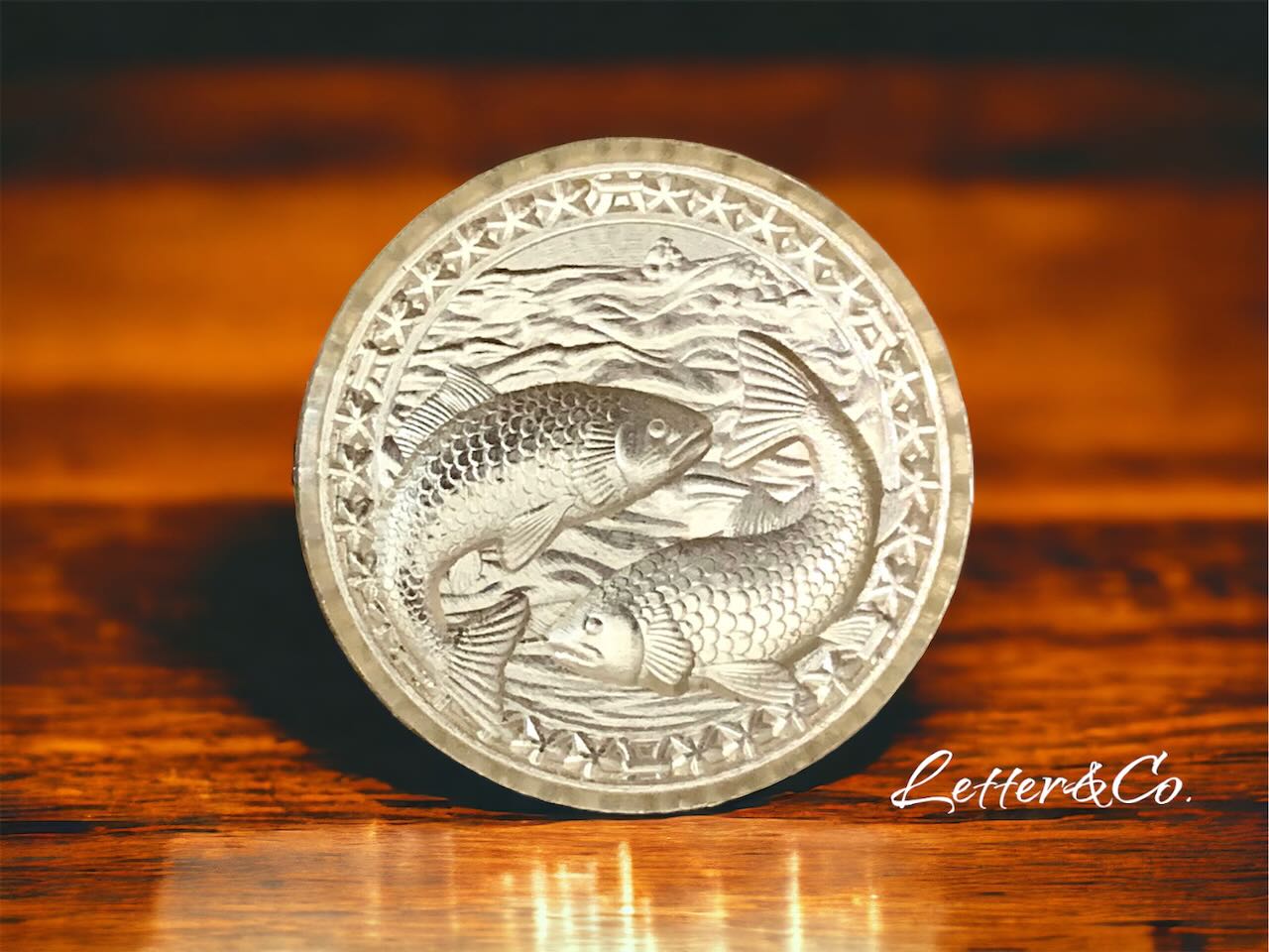 Siegelstempel Fische 30mm