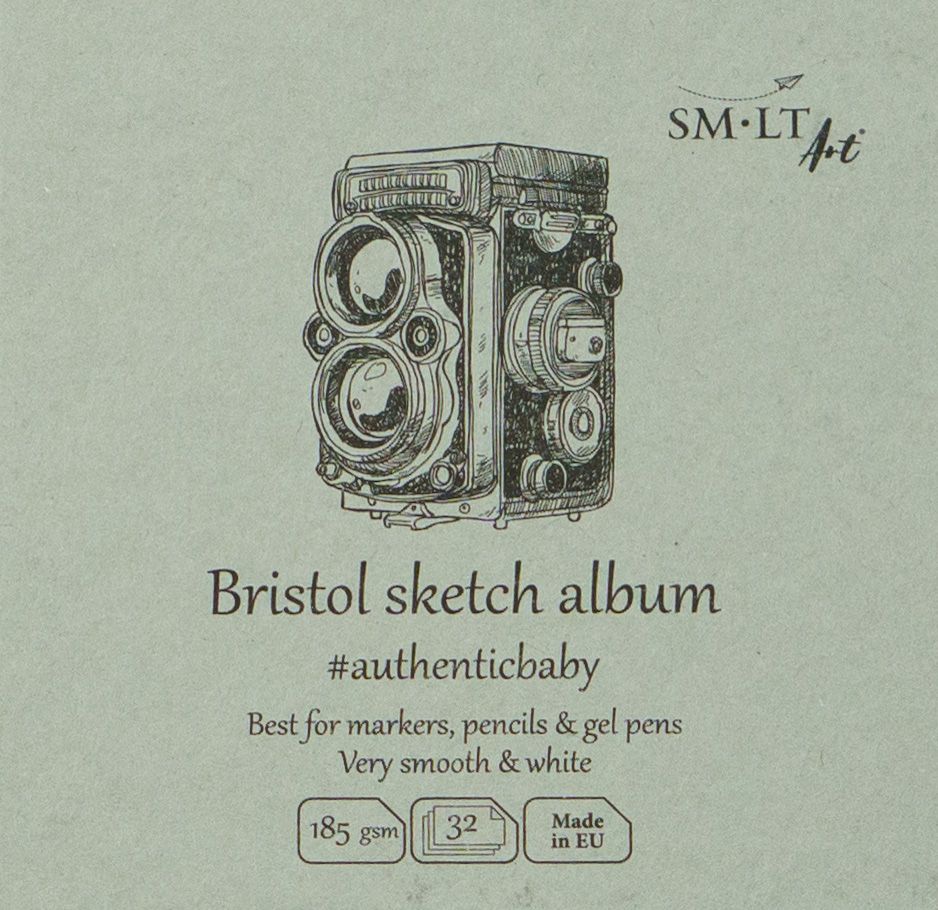Skizzenblock Authentic Bristolkarton 185 g/qm, 50 Blatt - DinA5