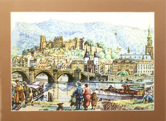 Heidelberger Guckkästchen im Briefumschlag 3D