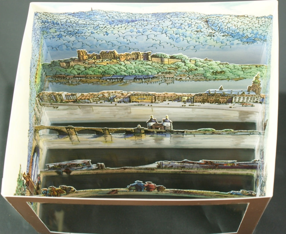 Heidelberger Guckkästchen im Briefumschlag 3D