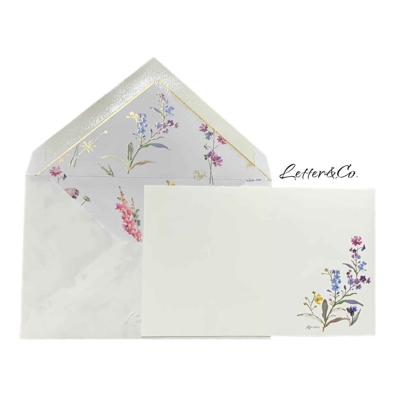 Kartos WILD FLOWERS Briefpapier Set 10 Umschläge & 10 Papiere