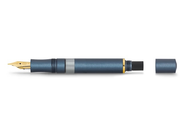 Kaweco PISTON SPORT AL Navy/Gold Kolbenfüllhalter