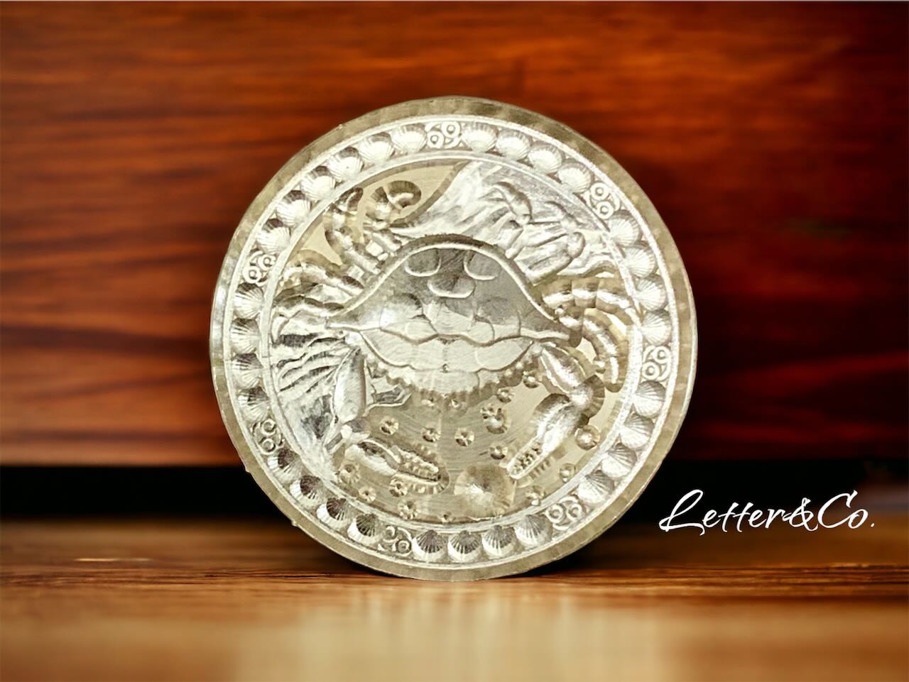 Siegelstempel Krebs 30mm