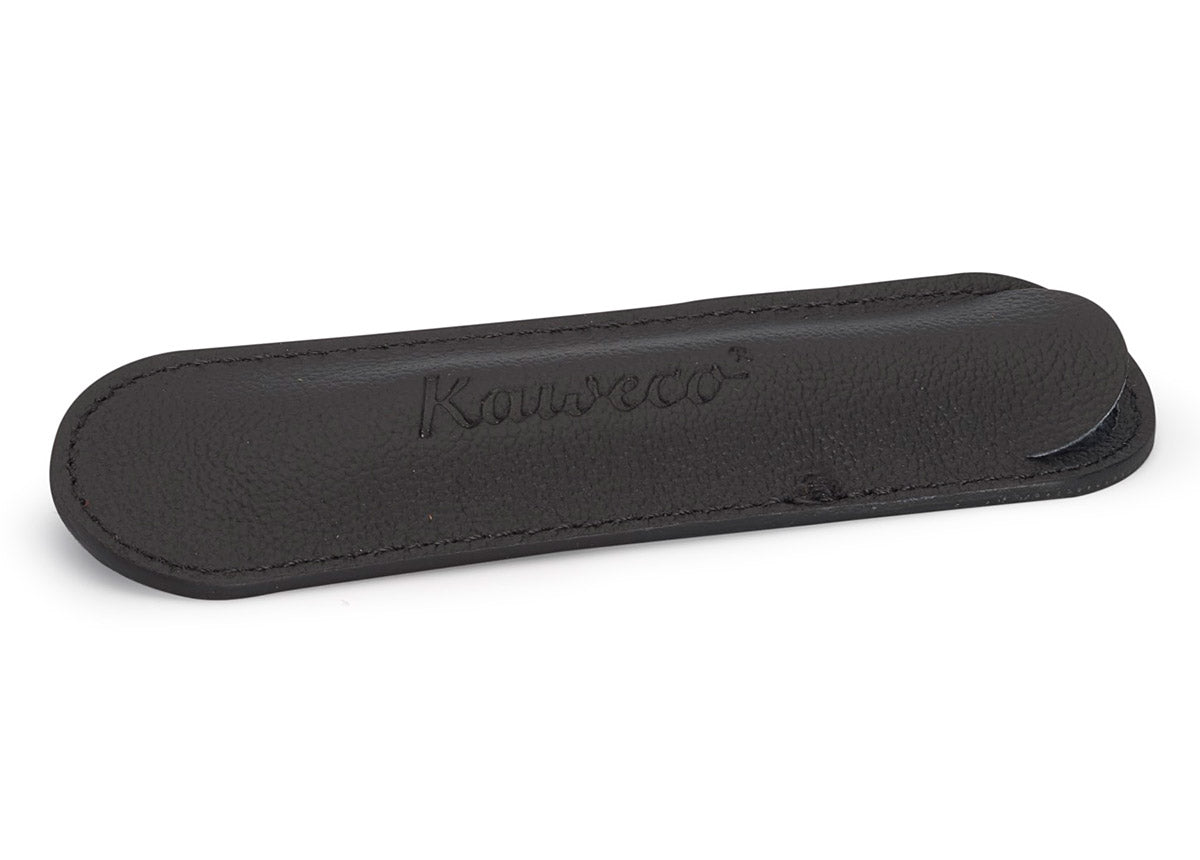 Kaweco LANG 1er oder 2er Leder Etui Schwarz Eco