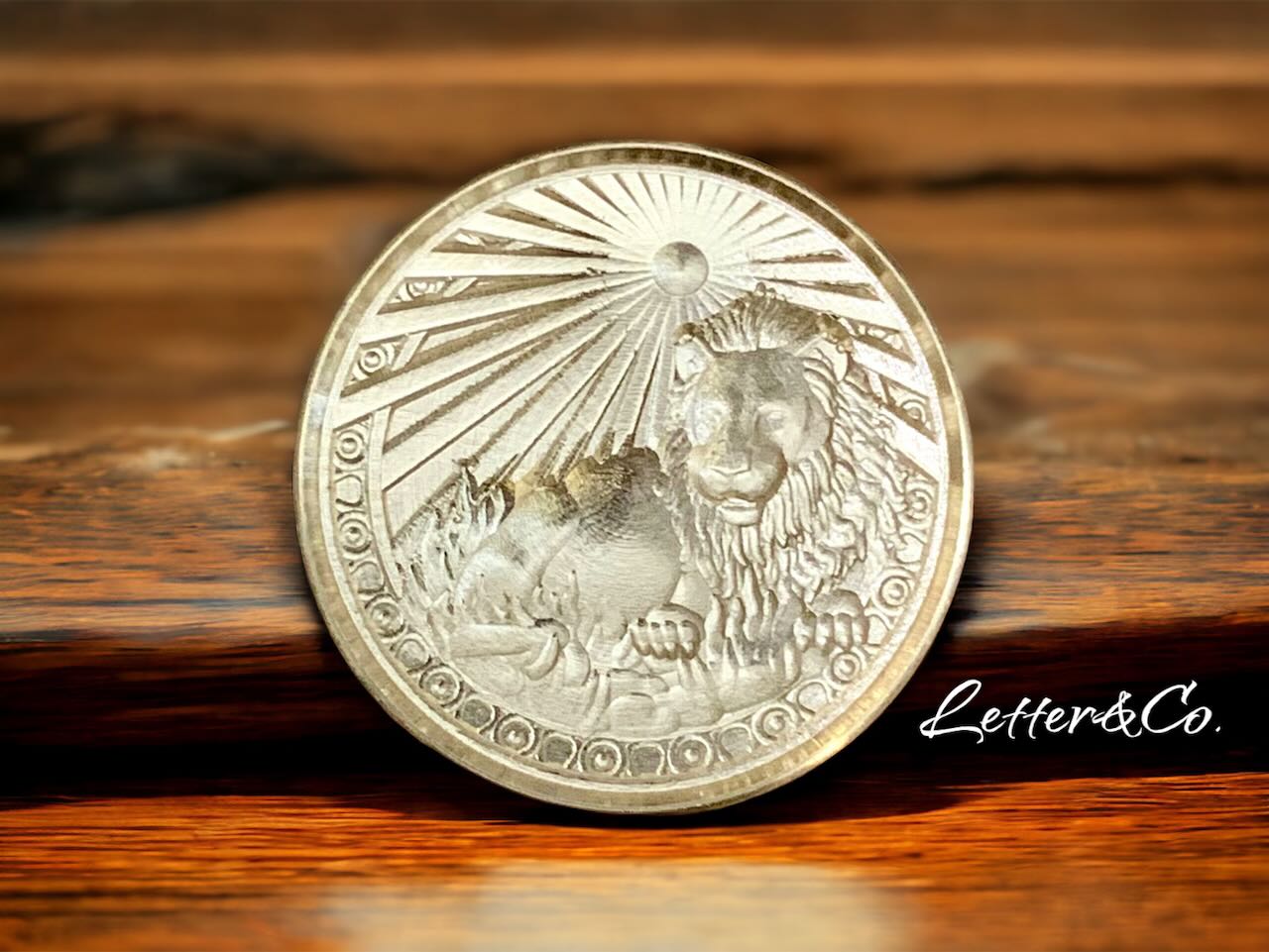 Siegelstempel Löwe 30mm