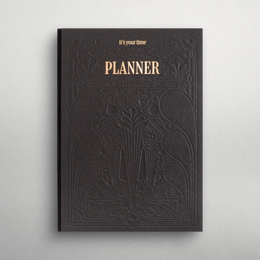 ArtDeco Planner Kalender 2024/25 - Black