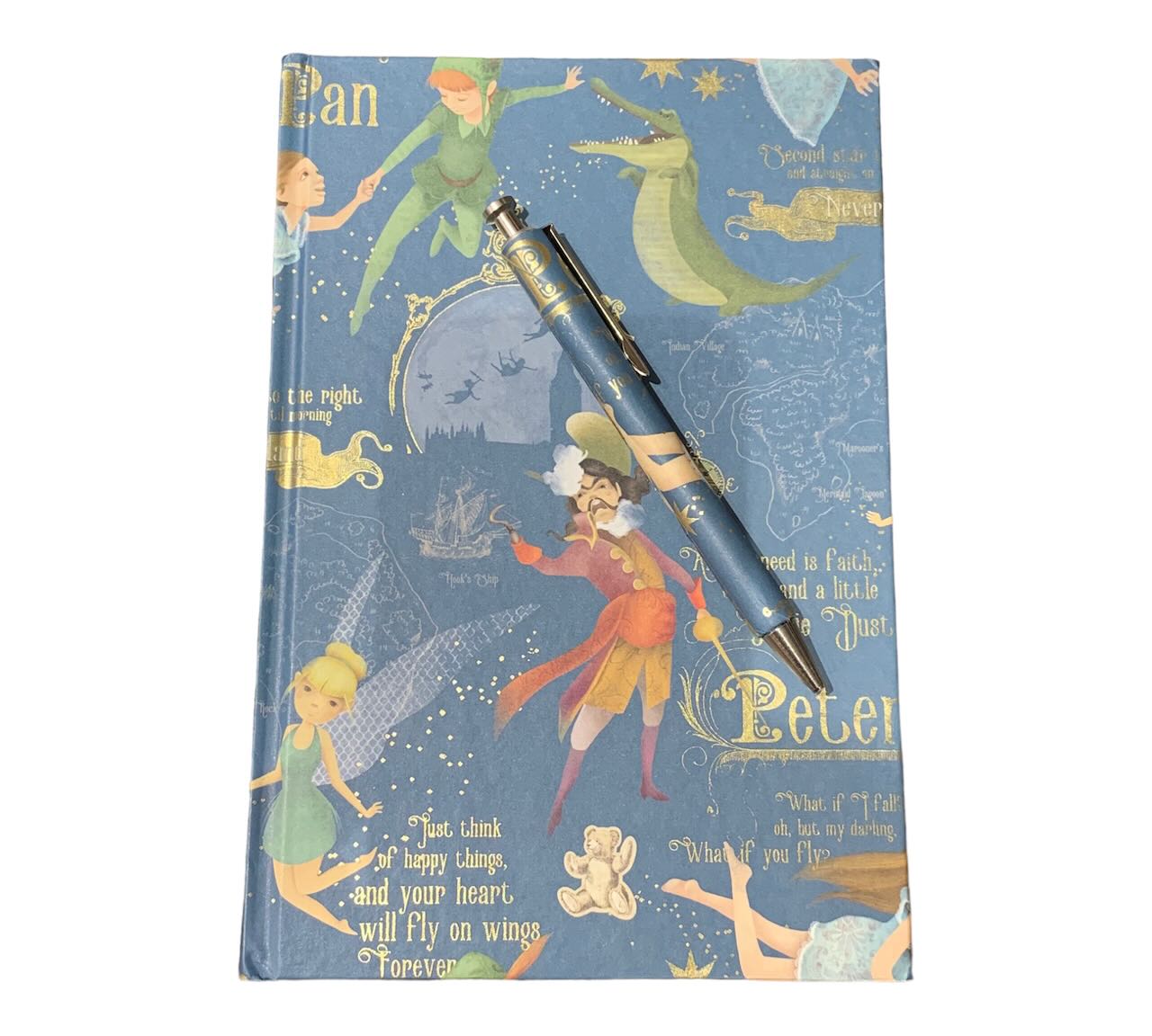 Elegantes Notizbuch mit Hardcover aus florentinischem Papier " Peter Pan"