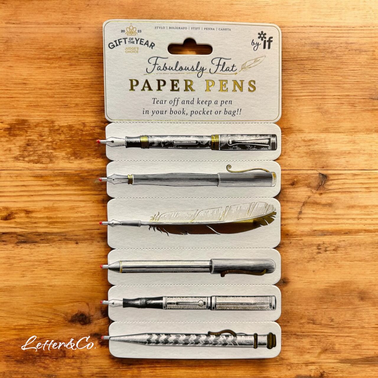 Lesezeichen mit Stift 6er Geschenk-Set