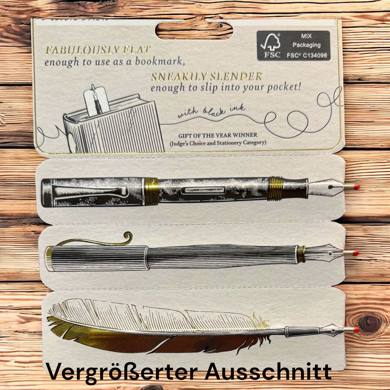 Lesezeichen mit Stift 6er Geschenk-Set