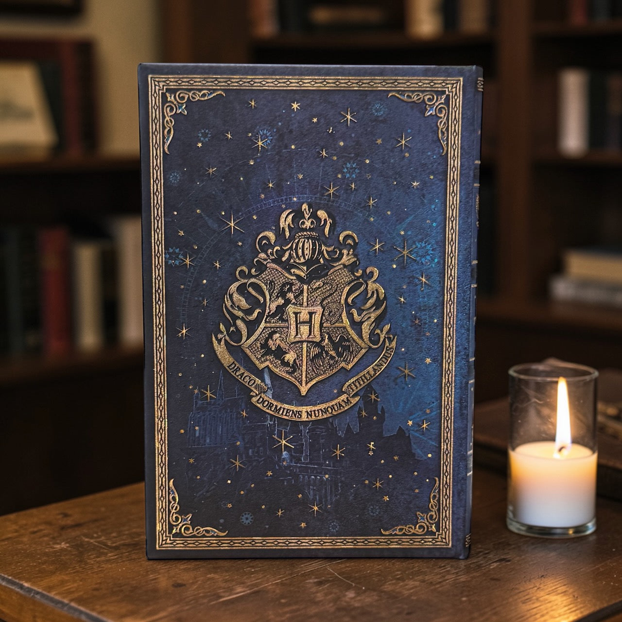 Harry Potter MINI Notizbuch mit goldgeprägtem Wunschnamen Format 10 x 14cm