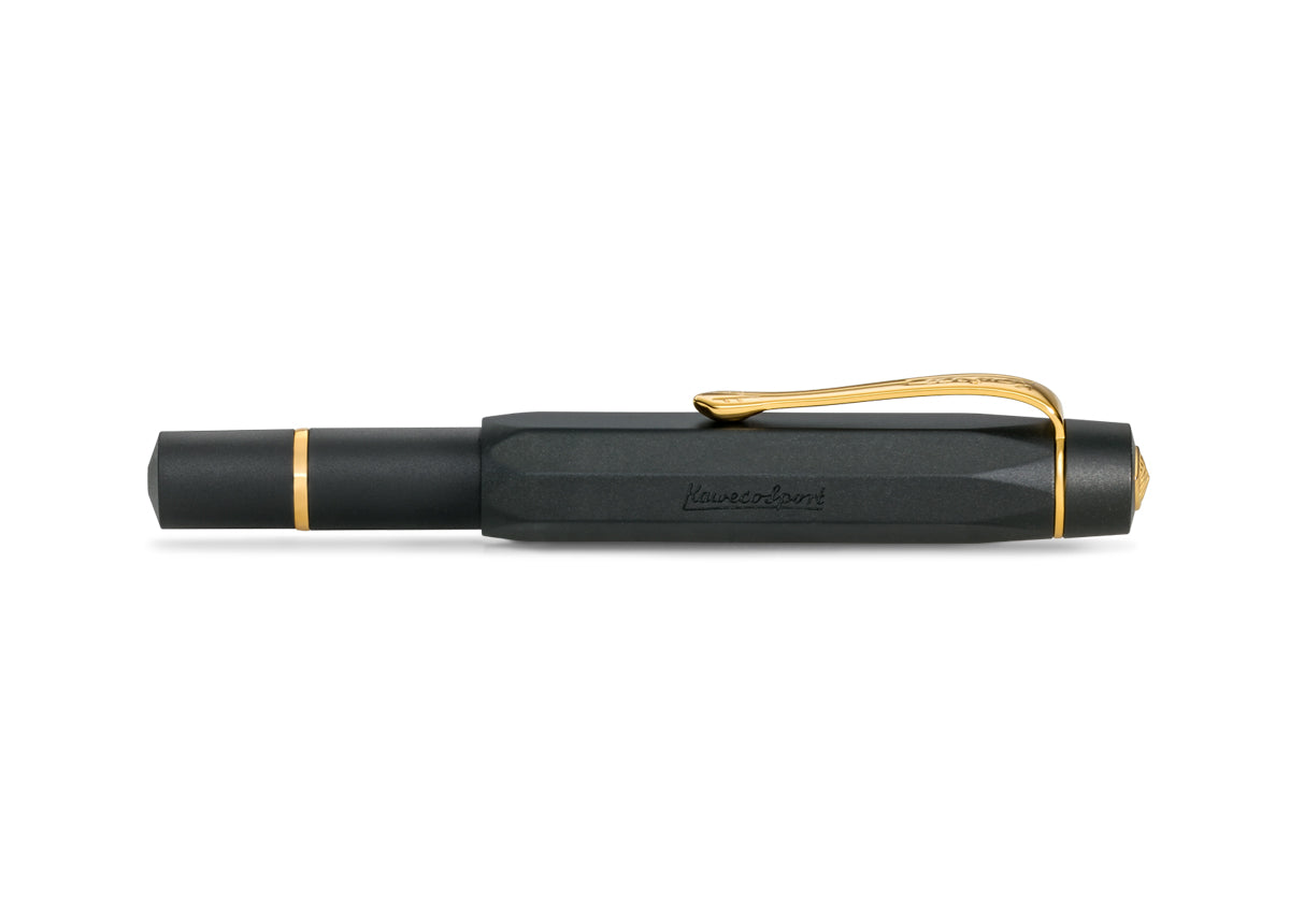 Kaweco PISTON SPORT AL Black/Gold Kolbenfüllhalter