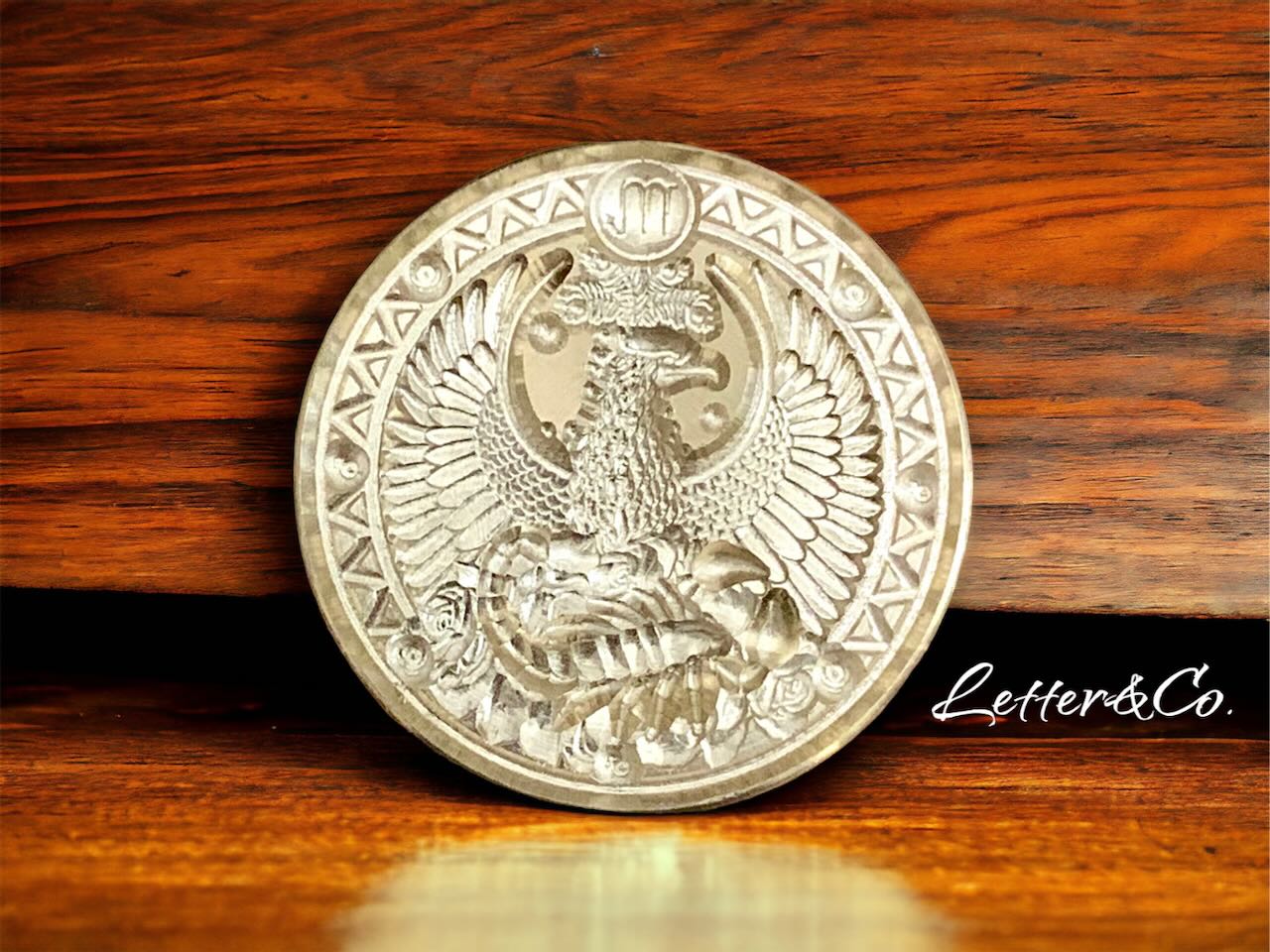 Siegelstempel Skorpion 30mm