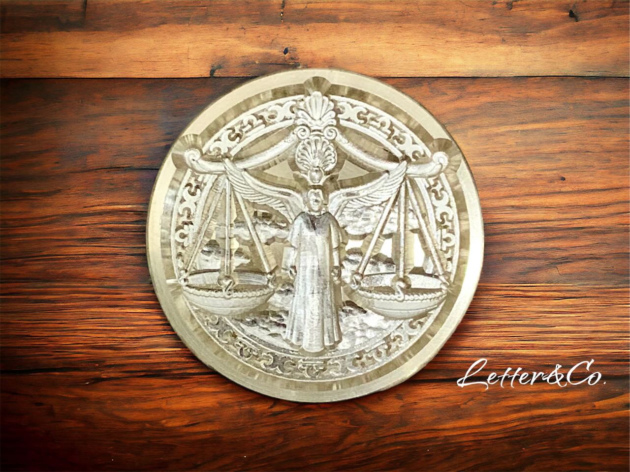 Siegelstempel Waage 30mm