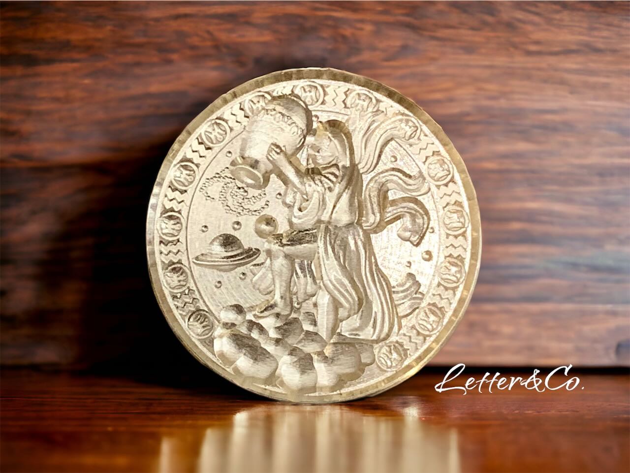 Siegelstempel Wassermann 30mm