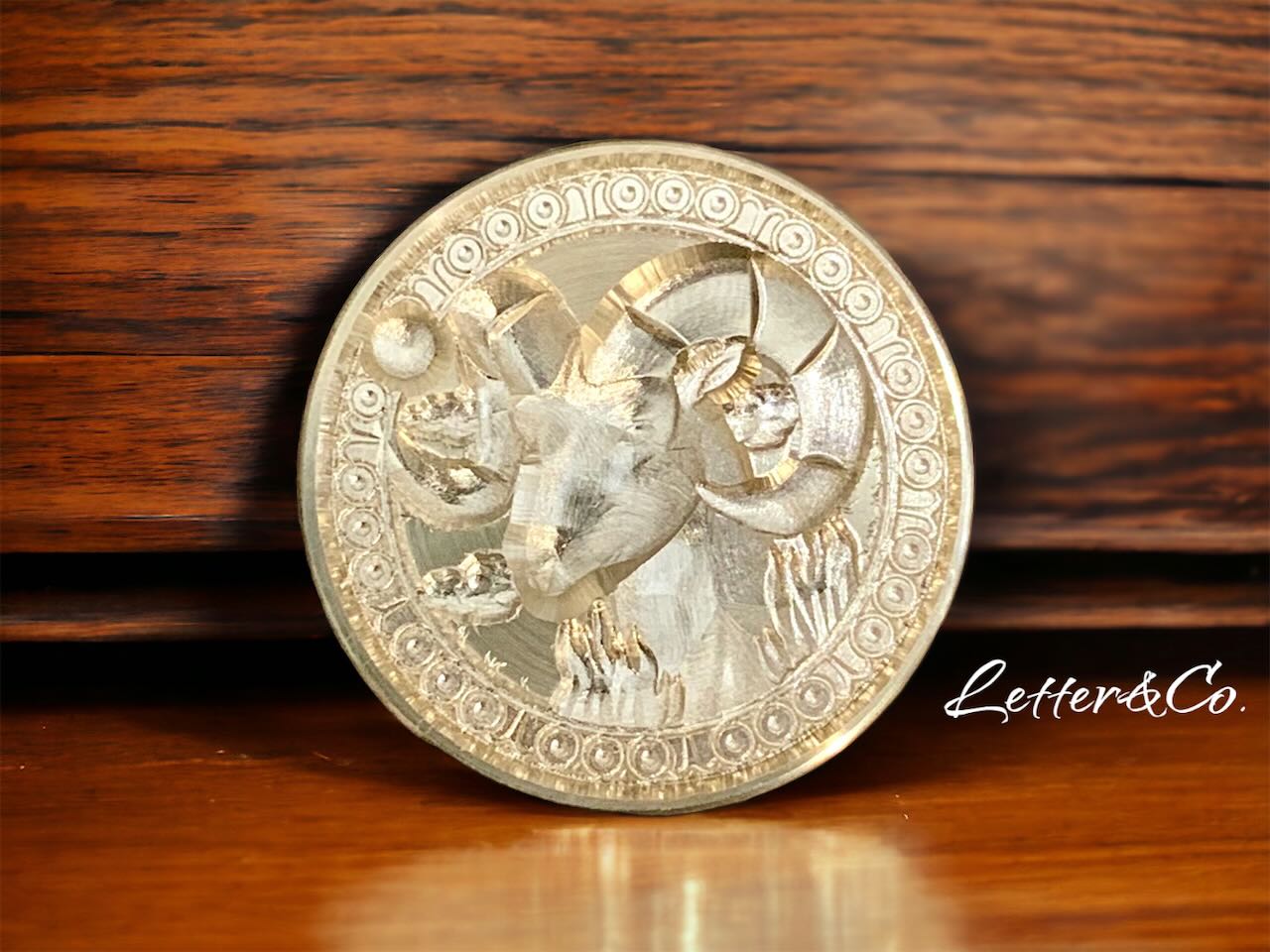 Siegelstempel Widder 30mm