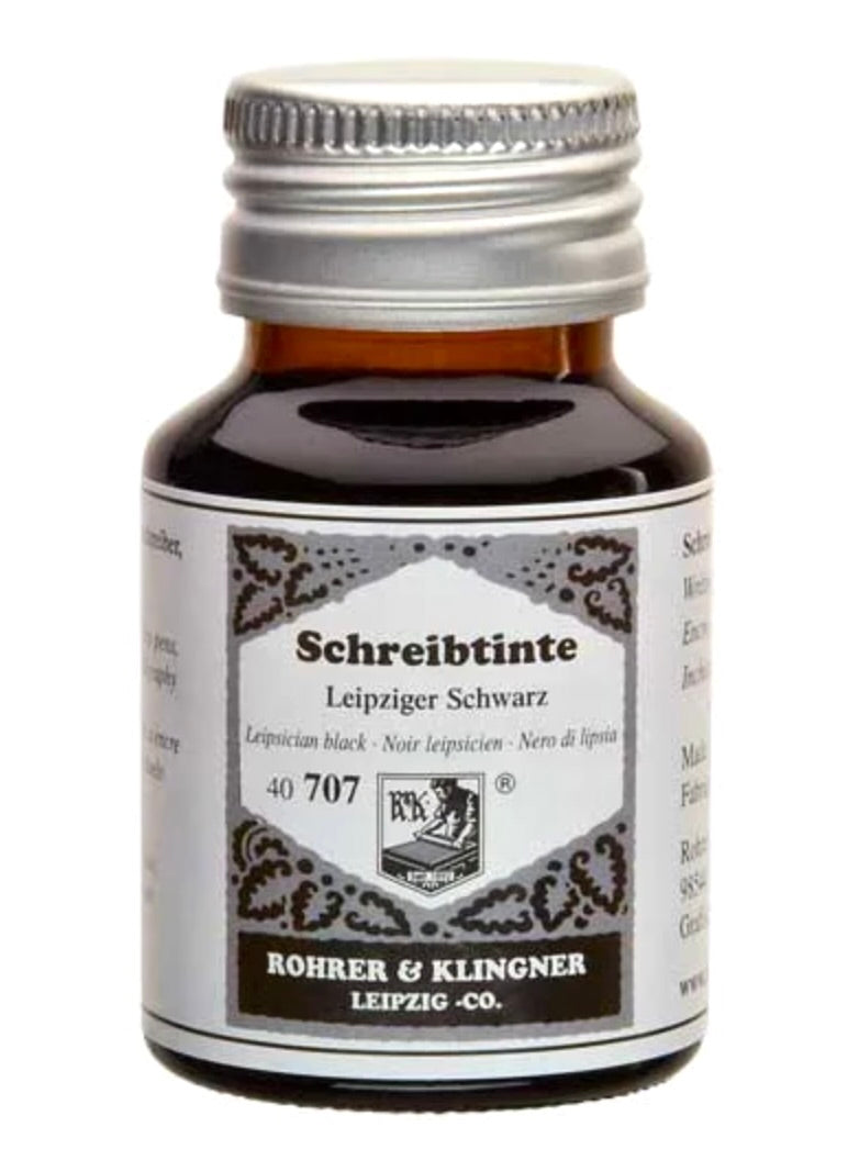 Schreibtinte Leipziger Schwarz 50ml Rohrer & Klingner