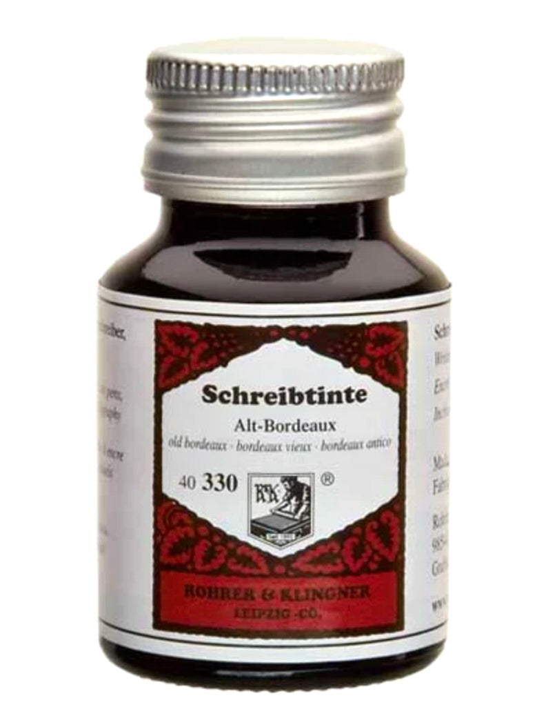 Schreibtinte Alt-Bordeaux 50ml Rohrer & Klingner
