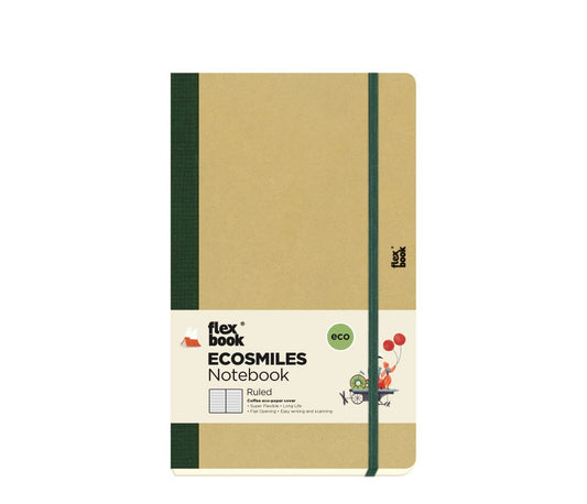 FlexBook ECOSMILE Olive 13x21cm liniert Upcycling