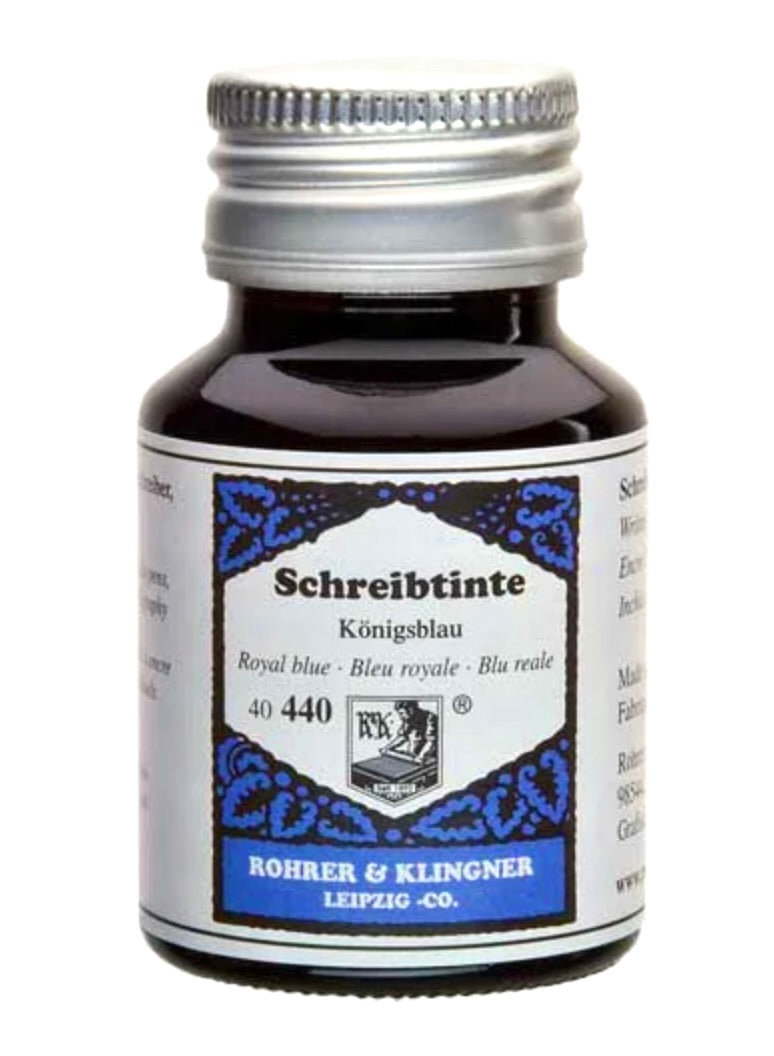 Schreibtinte Königsblau 50ml Rohrer & Klingner