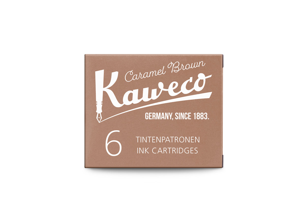 Kaweco Tintenpatronen Karamellbraun 6-Pack