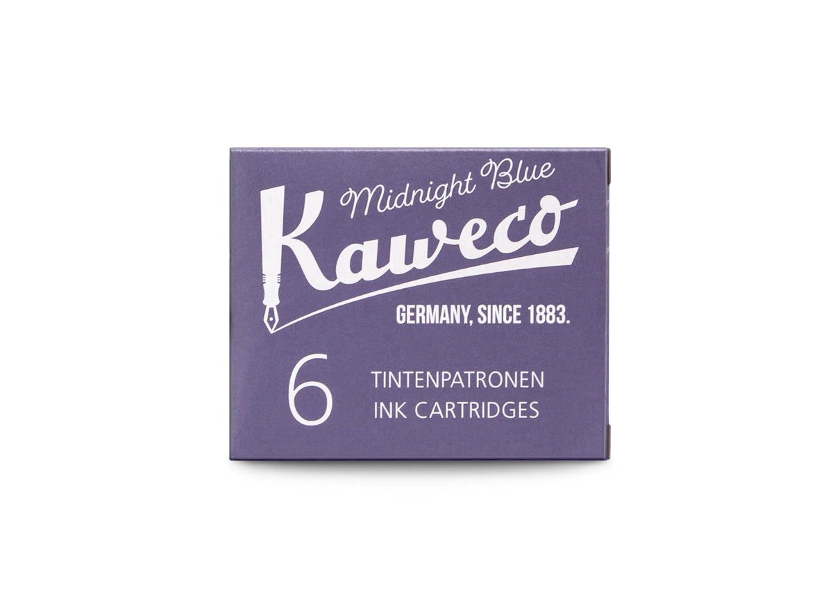 Kaweco Tintenpatronen Mitternachtsblau 6-Pack