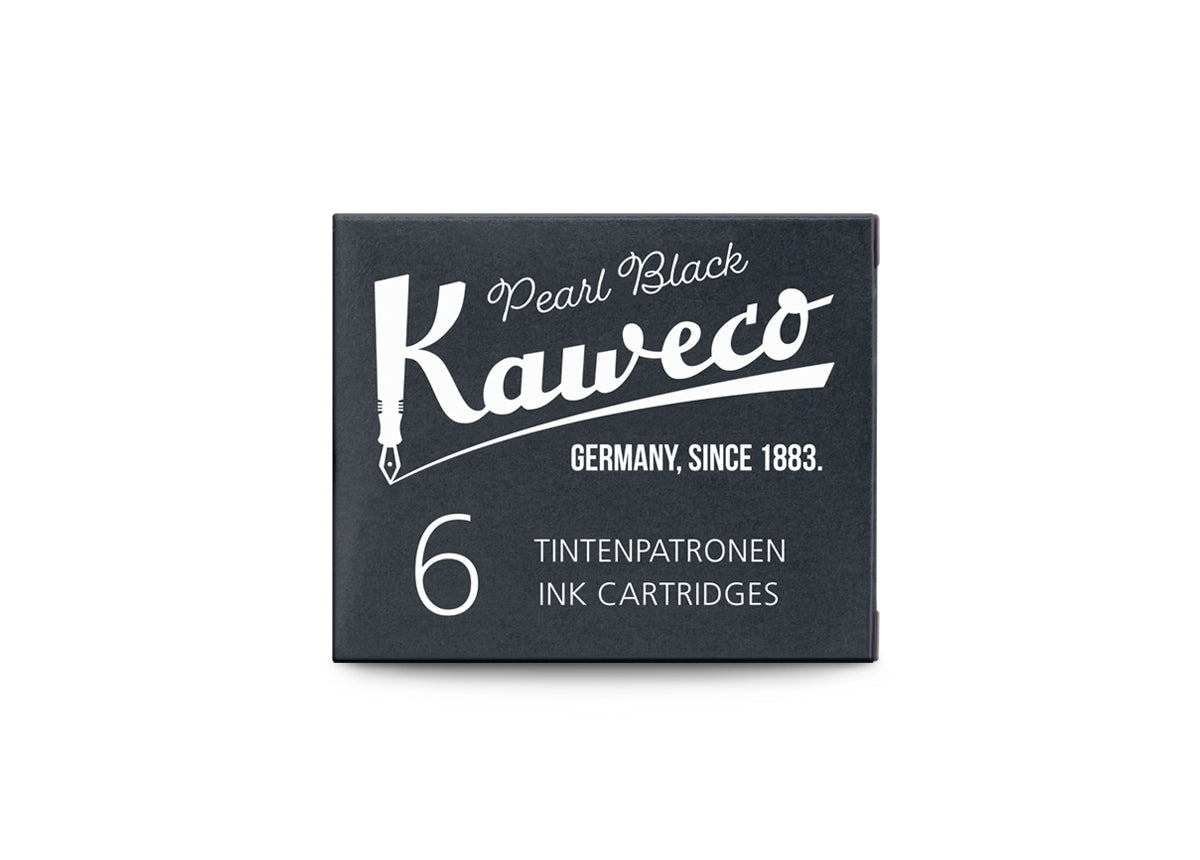 Kaweco Tintenpatronen Perlenschwarz 6-Pack