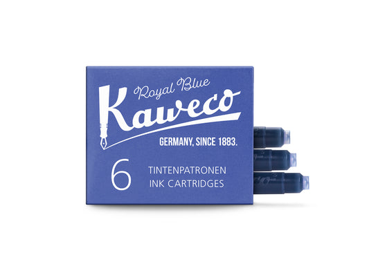 Kaweco Tintenpatronen Königsblau 6-Pack