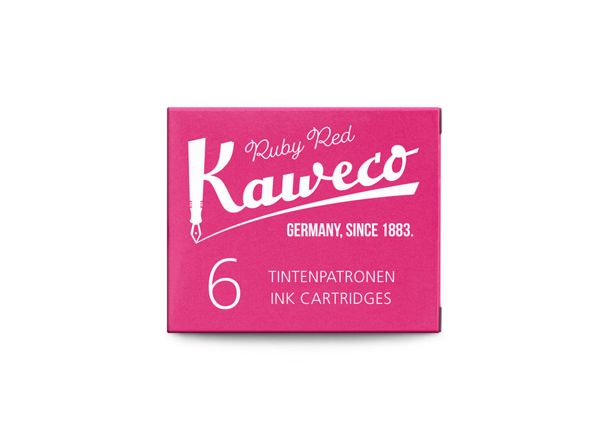 Kaweco Tintenpatronen Rubinrot 6-Pack