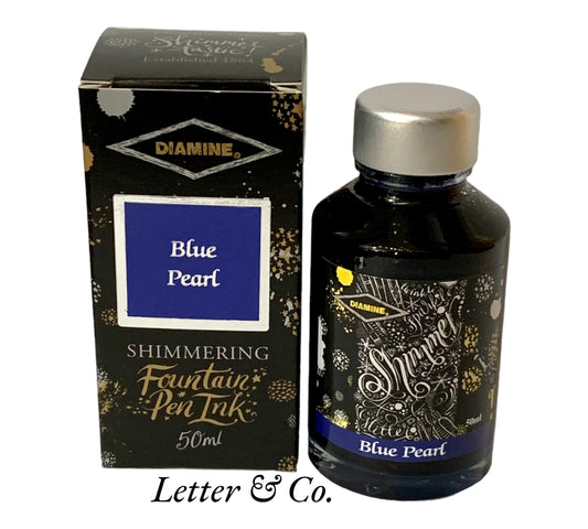 Diamine Blue Pearl Shimmer ink 50ml
