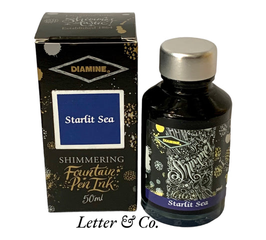 Diamine Starlit Sea Shimmer ink 50ml