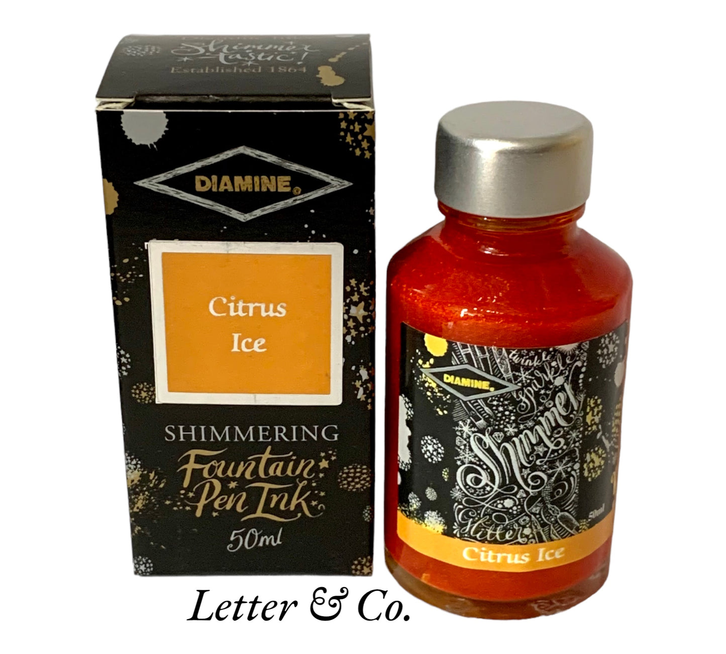 Diamine Citrus Ice Shimmer ink 50ml