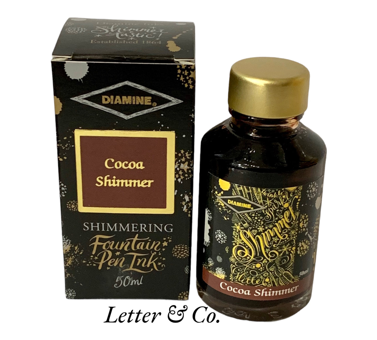 Diamine Cocoa Shimmer Shimmer ink 50ml