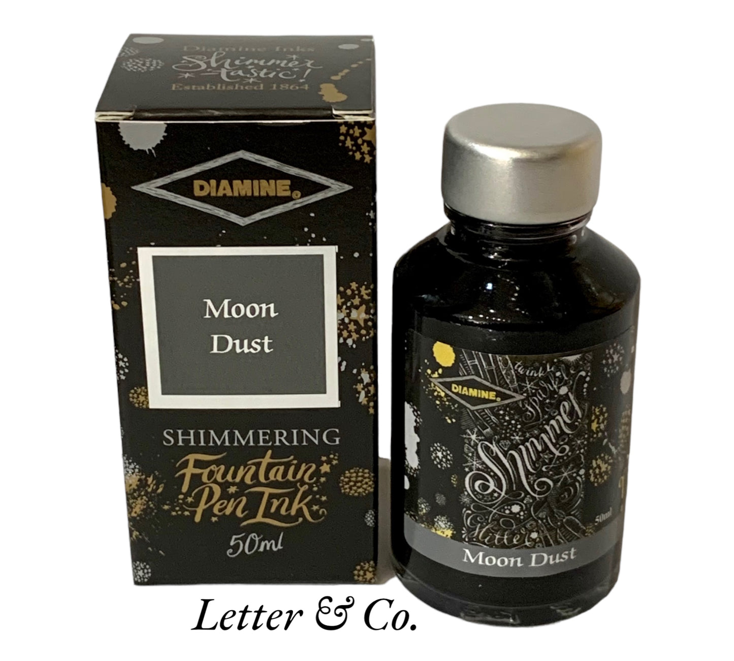 Diamine Moon Dust Shimmer ink 50ml