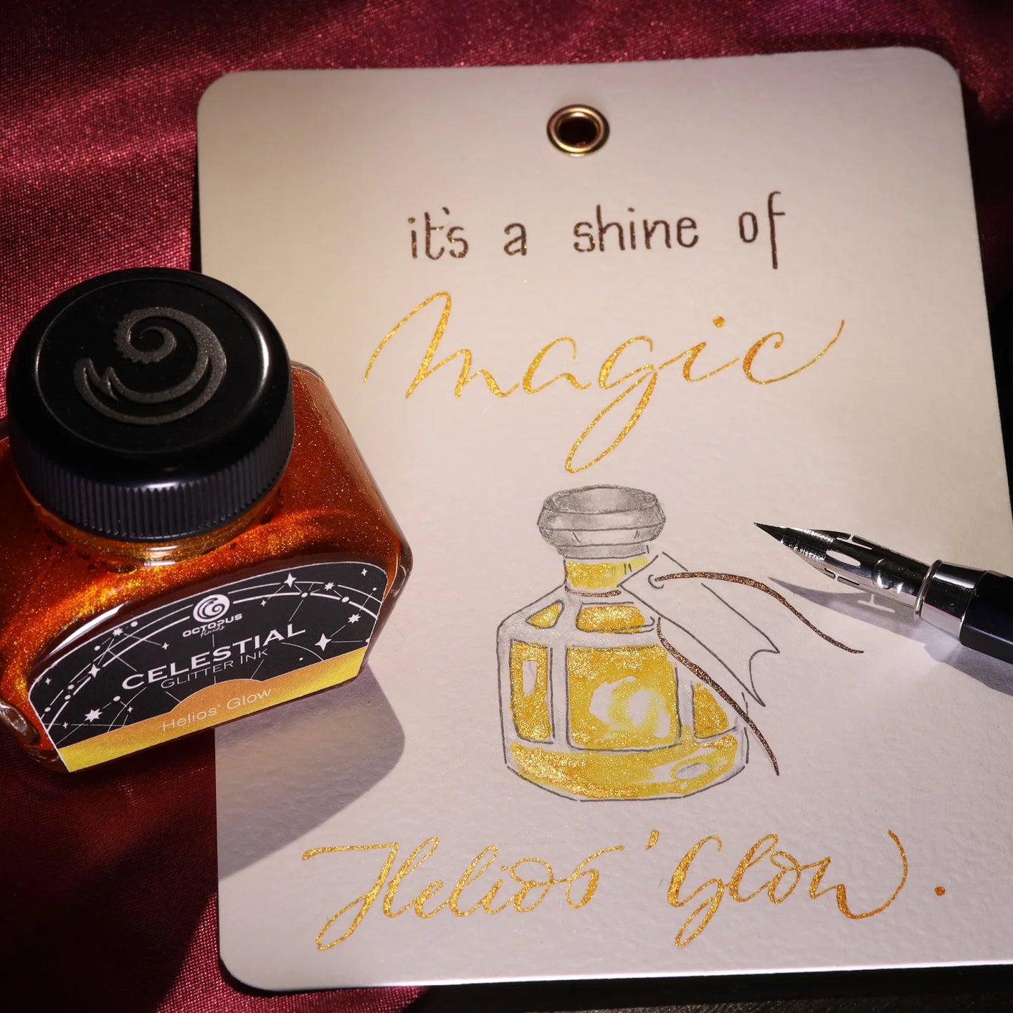 Octopus Glitter Shimmer Tinte Helios’ Glow 30ml