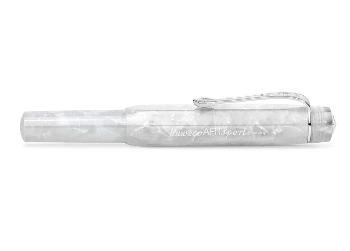 Kaweco ART SPORT Füllhalter Mineral White aus Acryl