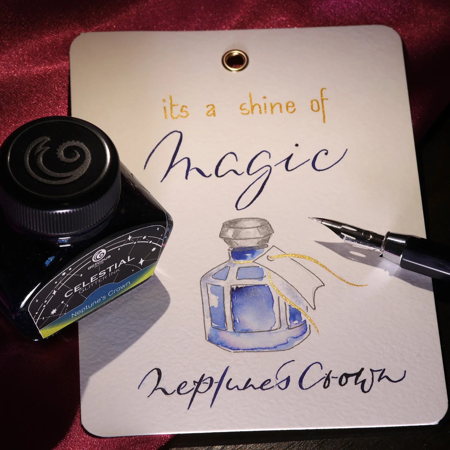 Octopus Glitter Shimmer Tinte Neptune's Crown  30ml