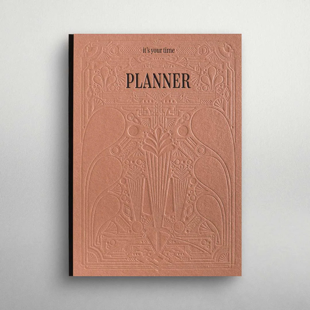 ArtDeco Planner Kalender 2024/25 - Salmon – Letter & Co. - Heidelberg