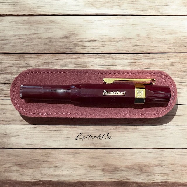 Kaweco Geschenke Set Classic Sport Füller bordeaux mit Lederetui